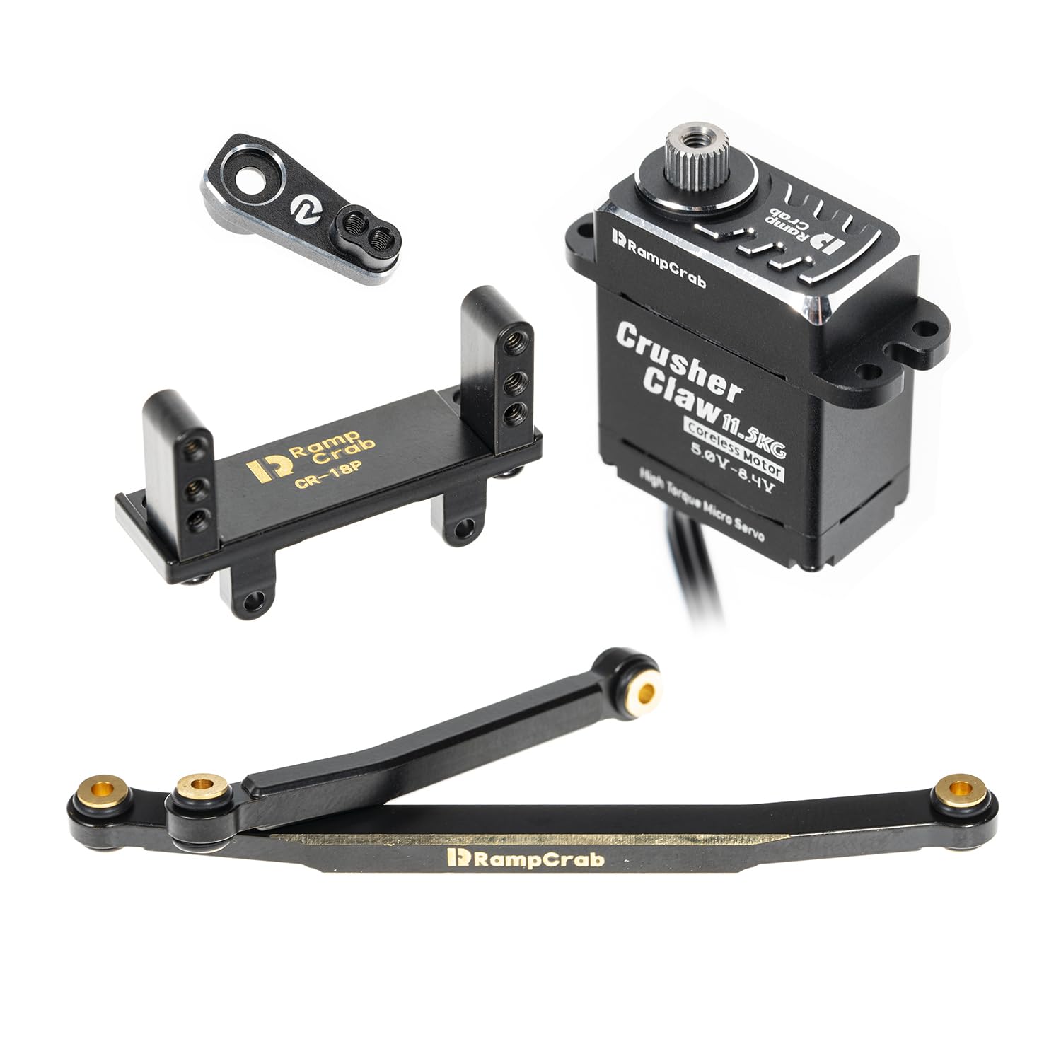 Amazon.com: RampCrab Crusher Claw 11.5KG Servo with Brass Servo